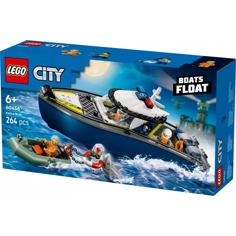 LEGO CITY 60456 Persecución en lancha de la policía