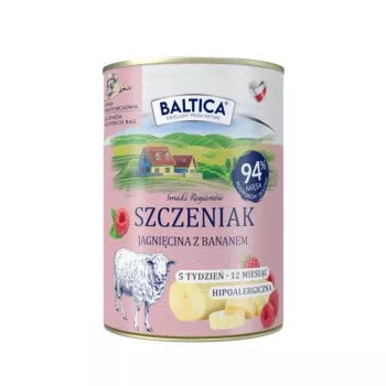 BALTICA Sabores regionales Cachorro Cordero con Plátano - Comida húmeda para perros - 400g