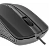 Ratón USB con cable, 3 botones, superficie engomada, 1000 DPI