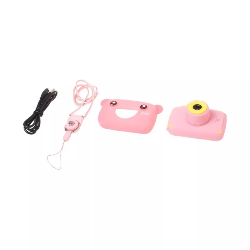 Cámara digital infantil Extralink H25 rosa edad recomendada 3 años