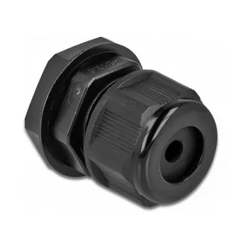 Prensaestopas DeLOCK 60363 negro plástico 2 uds.