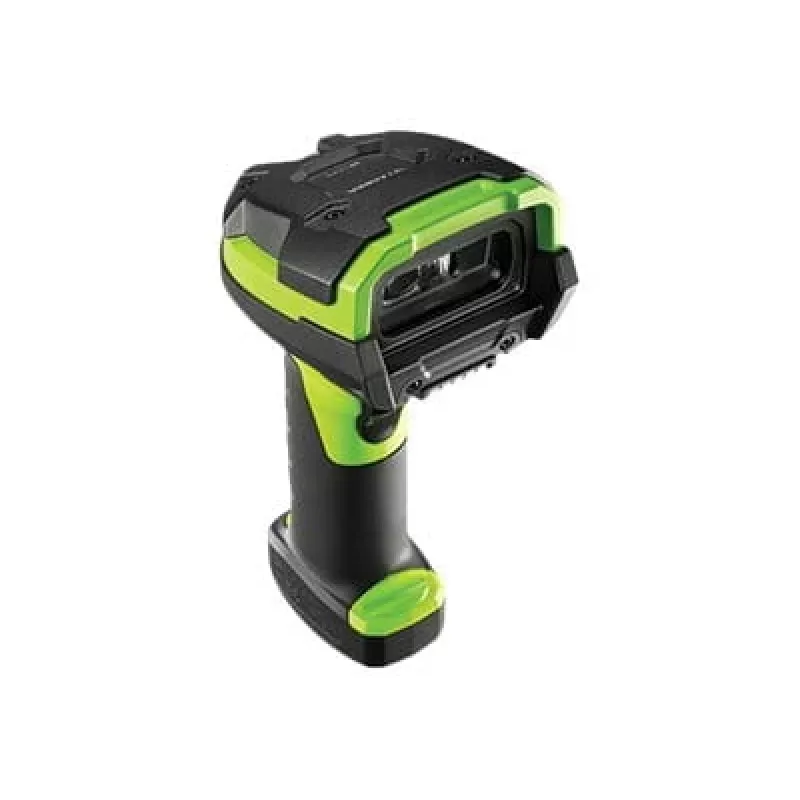 Lector de códigos de barras Zebra LI3678-SR de mano 1D negro, verde