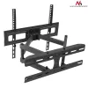 Maclean MC-760 soporte de pared para TV de 26–55 pulgadas, VESA 100×100–400×400, máx. 30 kg, inclinación ±15°, distancia a la pared 7–46 cm, metal, negro