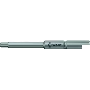 Punta hexagonal Wera 840/9 C 1,5 mm Halfmoon 44 mm — punta de destornillador, hexagonal 1,5 mm, longitud 44 mm