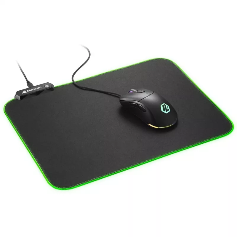 1337 RGB V2 Gaming Mat 360, Alfombrilla de ratón gaming negra