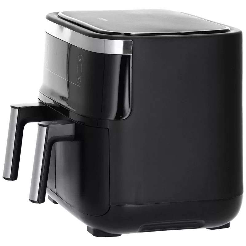 Freidora de aire Severin FR 2453 Double 3,25 L 2850 W negro plata