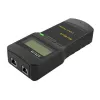 Comprobador de cables QOLTEC 54279 — RJ45, RJ12, comprobador BNC
