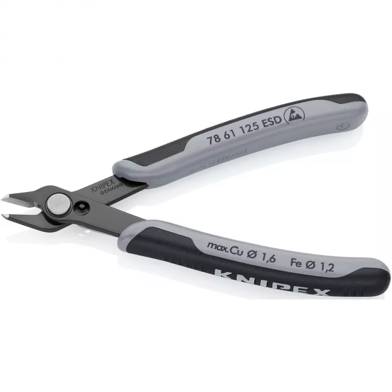 Alicates de corte lateral Knipex 78 61 125 ESD