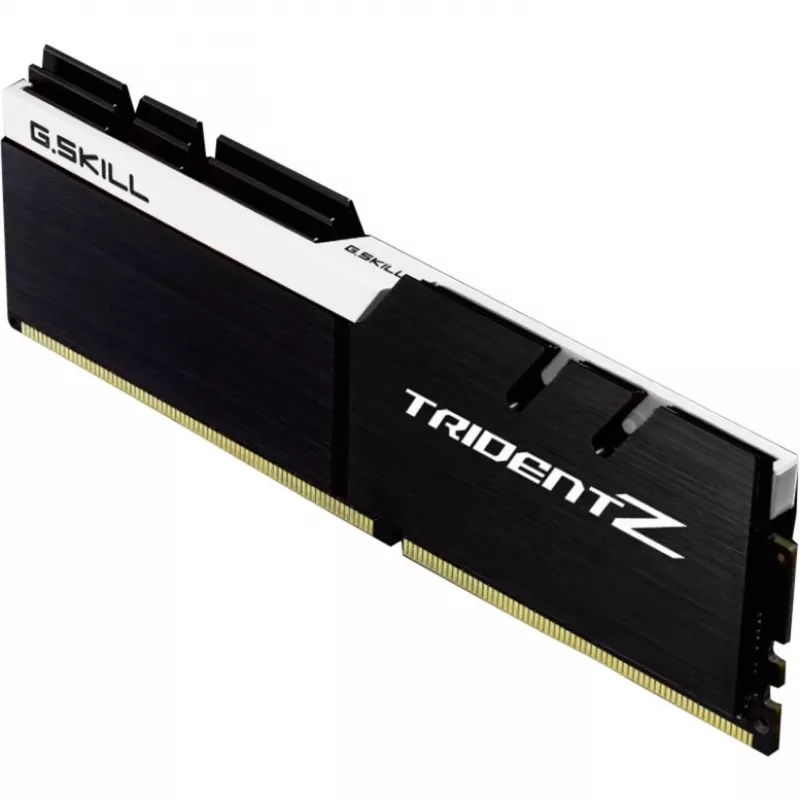DIMM 32 GB DDR4-3200 (2x 16 GB) Dual-Kit, memoria RAM negra/blanca, F4-3200C16D-32GTZKW, Trident Z, INTEL XMP