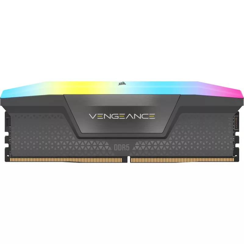 DIMM 64 GB DDR5-6000 (4x 16 GB) Quad-Kit, Memoria RAM negra, CMH64GX5M4B6000C36, Vengeance RGB, INTEL XMP