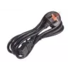 APC AP9895 cable de alimentación, 16A 200-240V, C19 a enchufe UK BS 1363A, 2,44 m, negro