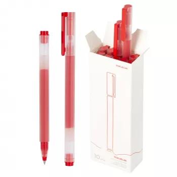 Bolígrafo de gel de alta capacidad Xiaomi pack x10 (rojo)
