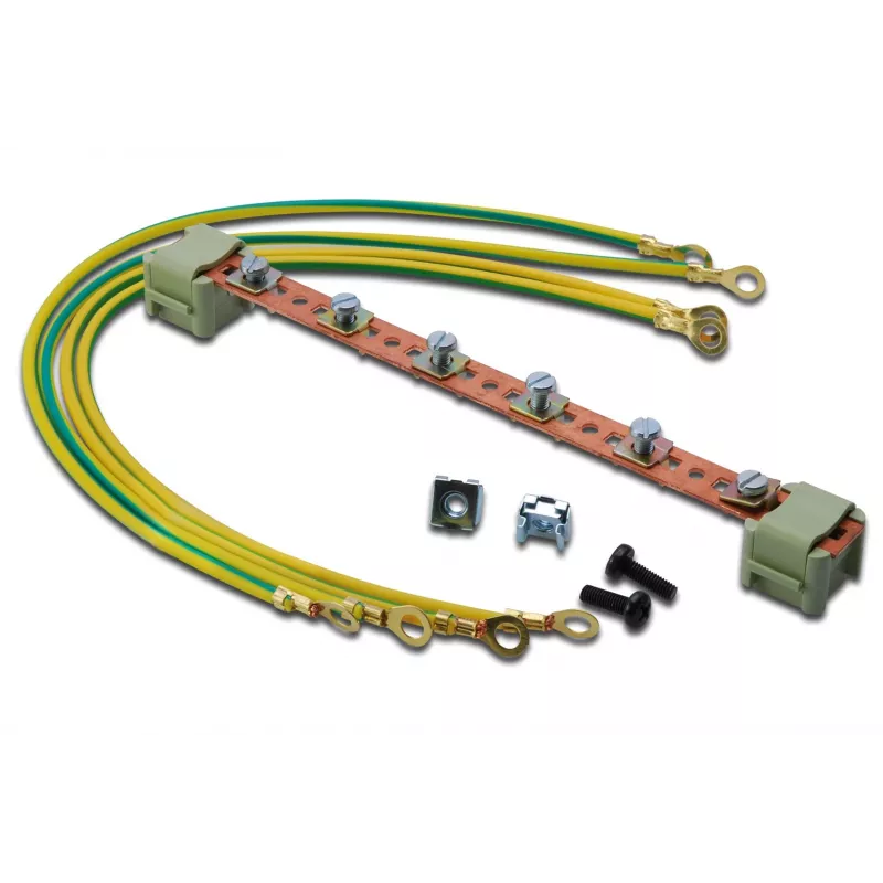 Barra de conexión equipotencial Digitus DN-19 EARTH 220 mm