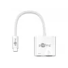Adaptador multipuerto Goobay USB-C™ HDMI, blanco, 0,145 m - amplía un dispositivo USB-C™ con un puerto HDMI™ (62110)