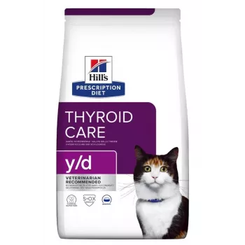 HILL'S Cuidado tiroideo y/d - Pienso para gatos - 3 kg