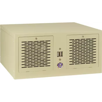 Caja mini servidor INTER-TECH IPC S34N con 2x USB 2.0 y 2 ventiladores de 80 mm