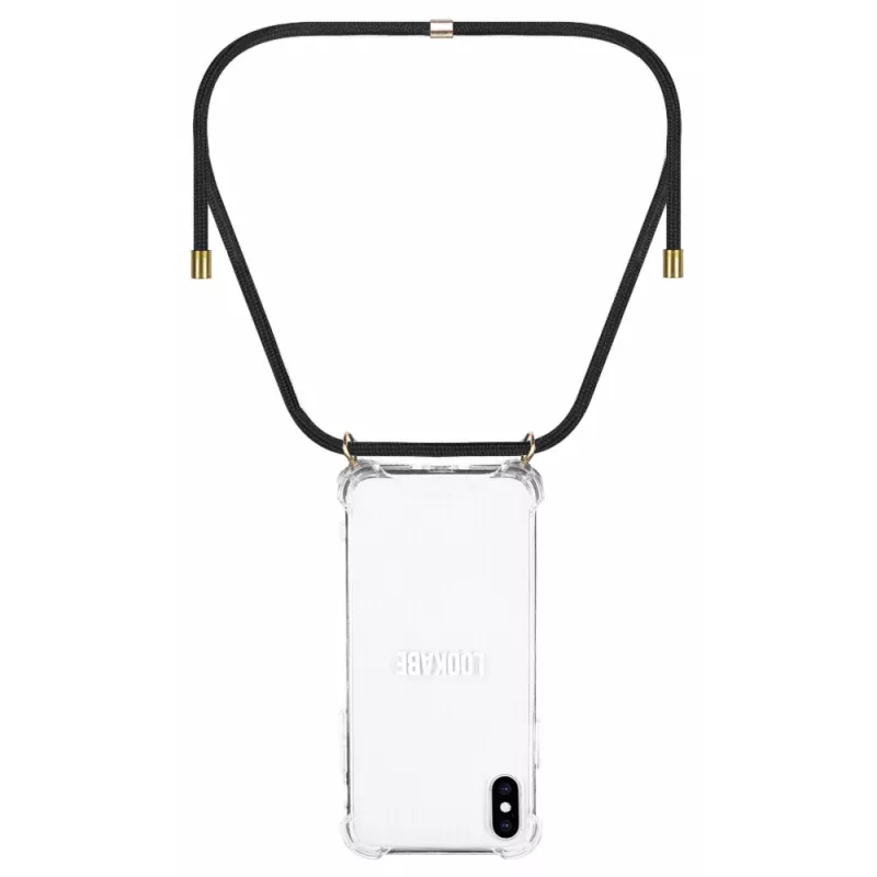 Lookabe funda de móvil con collar para iPhone XS Max, dorado/negro