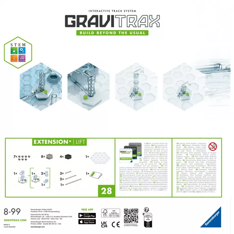 GraviTrax Ampliación Lift Ravensburger 22419 multicolor