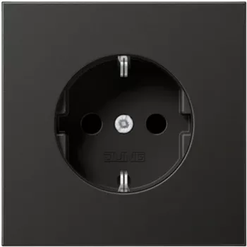 Caja empotrable JUNG AL 1520 AN Type F negra — caja eléctrica empotrable para tomas Type F