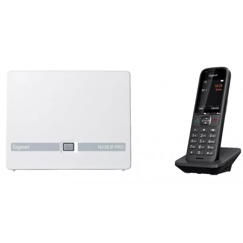 Gigaset N530 IP PRO + S700H PRO teléfono DECT identificación de llamadas antracita