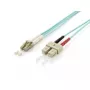 Equip cable de conexión de fibra óptica LC/SC, OM3, 0,5 m, 0,5 m, OM3, LC, SC