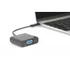 DIGITUS DA-70853 adaptador USB-C a VGA, Full HD 1080p, negro