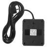 Regleta Maclean MCE388 B, 2 tomas, 3x USB, 110-240 V, 2500 W, 3 m, negra