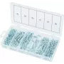 Juego de tornillos de gancho y cáncamo KS Tools 970.0380 — Kit de 151 piezas para fijar y colgar