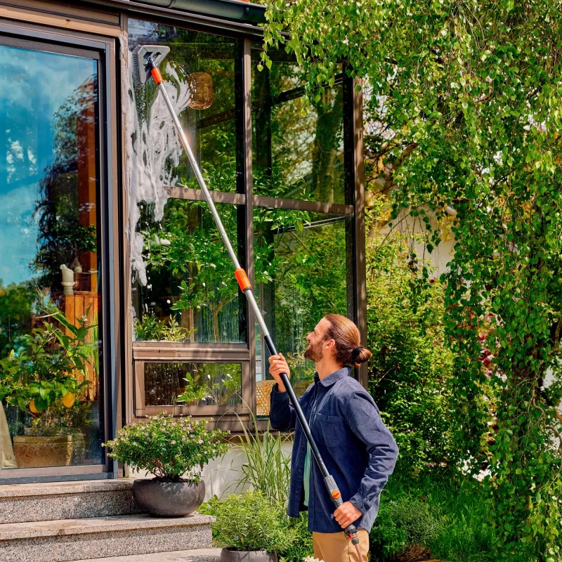 Mango telescópico Gardena Cleansystem M-XL, 155–260 cm