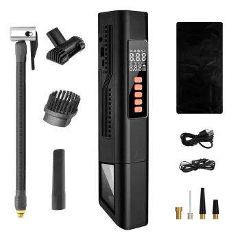 Extralink Aspirador para coche con compresor 2 en 1 12V USB