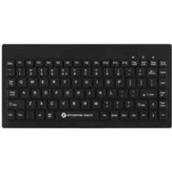 Teclado médico con cable GETT TKG-088-GCQ-IP68-KGEH negro USB 2.0 distribución alemana, lavable, IP68