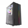 Carcasa de ordenador Darkflash DK151 LED (negra) + 3 ventiladores RGB