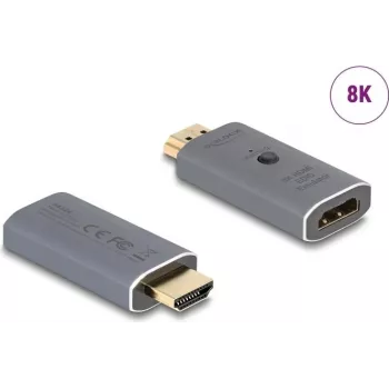 DeLOCK 64324 emulador EDID HDMI 8K, antracita