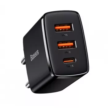 Baseus 30W Cargador USB QC PD3.0 Type-C Cargador rápido PD para iPhone 17 16 15 14 13 12 Pro Max Xiaomi Samsung