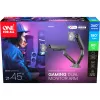 Soporte universal gaming para doble monitor (DM8210), soporte de monitor gris, RGB