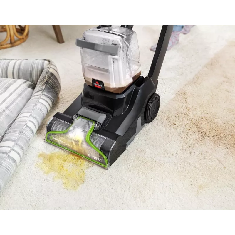 Bissell | PowerWash Pet, limpiador vertical de alfombras y tapicería | 3878N | Funcionamiento con cable | Aparato de mano | Función de lavado | 600 W | Negro/Limette | Garantía 24 meses