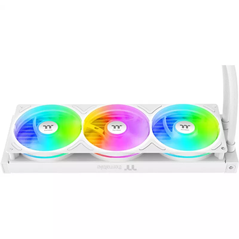Refrigeración líquida CPU todo en uno THERMALTAKE TH360 V3 ARGB Sync Snow Edition (3x120mm, ARGB, AIO)