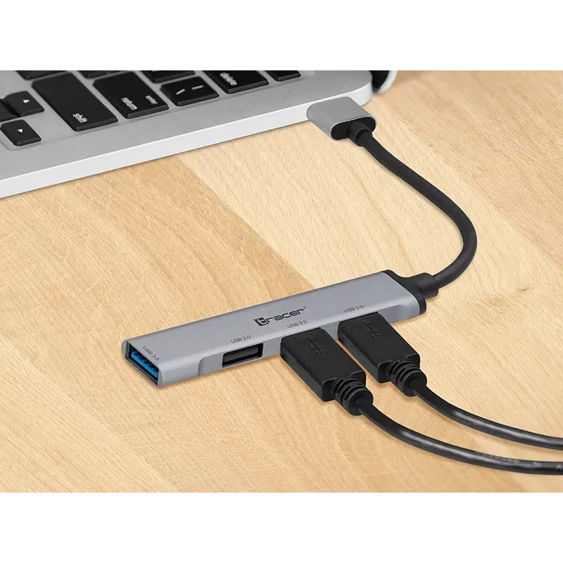 Hub USB Tracer 3.0, H41, 4 puertos