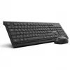 Inca IWS-519 teclado y ratón con Office RF inalámbrico QWERTY turco negro