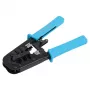 Herramienta de crimpado multimodular LogiLink WZ0019, 8P/6P/4P, negro/azul