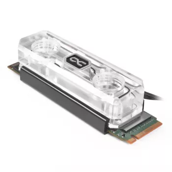 Refrigerador de agua para SSD Alphacool HDX Apex M.2 2280, Acrílico aRGB