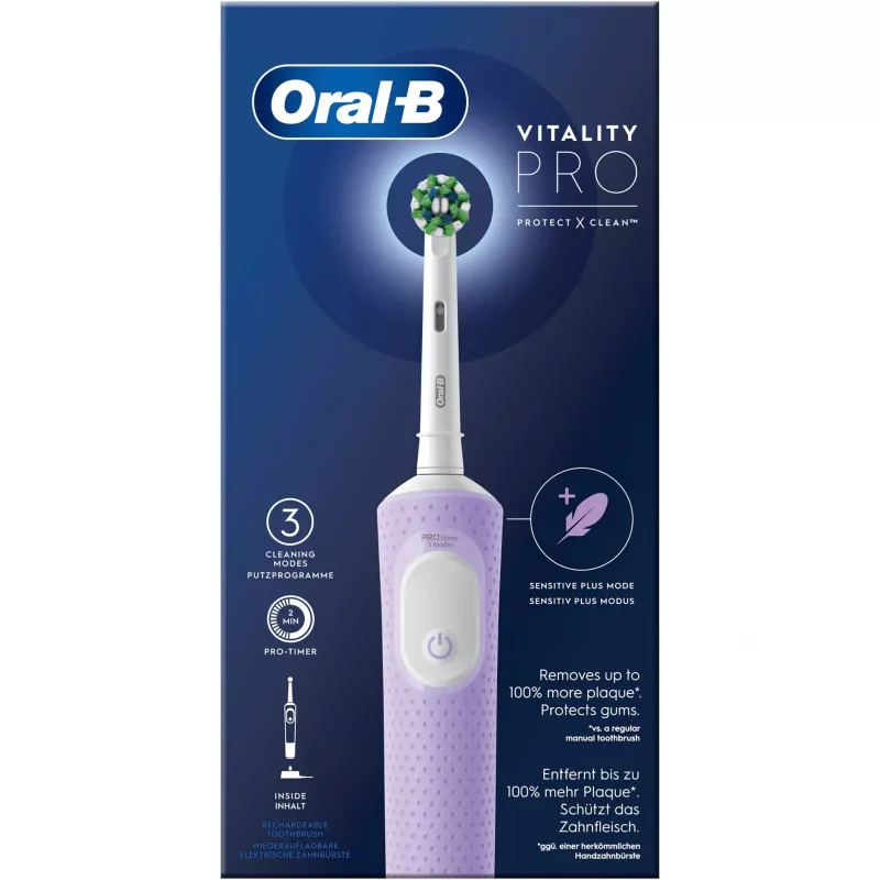 Oral-B Vitality Pro Cepillo de dientes eléctrico Lila 1 cepillo