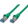 Cable de red S/CONN verde Cat6a S/FTP 0.5m