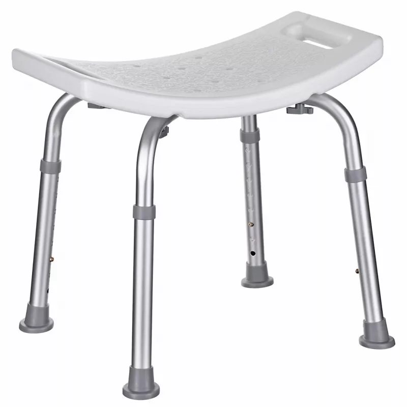 Taburete de ducha rectangular ajustable