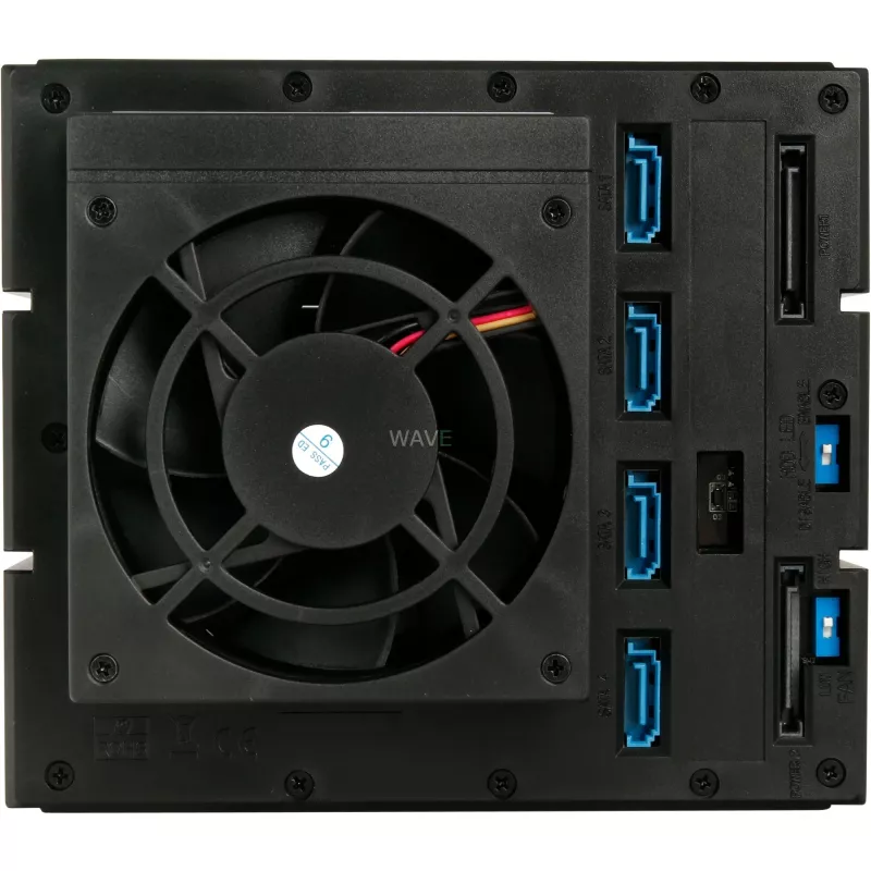 Caja externa SilverStone SST-FS304-12G de 3,5 pulgadas, 4 bahías – negra