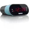 Radio reloj Lenco CR-07 negro azul
