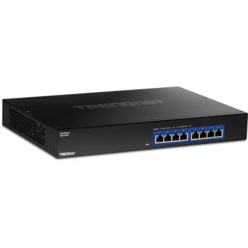 TRENDnet TEG S708 - Switch - 8 x 100/1000/2.5G/5G/10GBase-T - sobremesa, montaje en rack