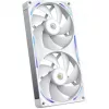 NZXT F280X RF-U28PN-W1 ventilador de caja RGB de 280 mm, 140 mm, 2400 rpm, 41 dB, blanco