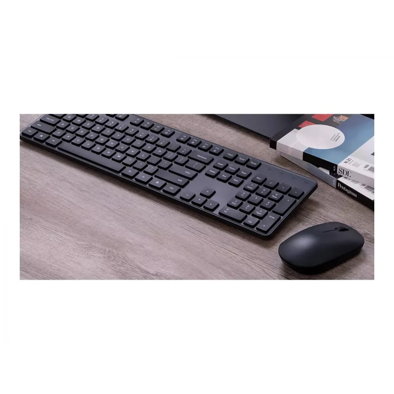 Combo teclado y ratón inalámbricos Xiaomi BHR6100GL tamaño completo, 104 teclas