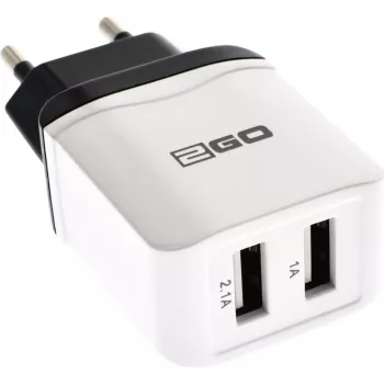 Cargador portátil 2GO 795999 universal blanco AC interior 2 puertos USB